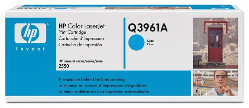 Картридж HP Q3961A №122A (голубой) HP Color LaserJet 2550/2820/2840 (4000 стр.)