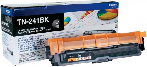 Тонер-картридж Brother TN-241BK для HL-3140CW/HL-3170СDW, DCP-9020CDW, MFC-9330CDW (черный) (2500 стр.)