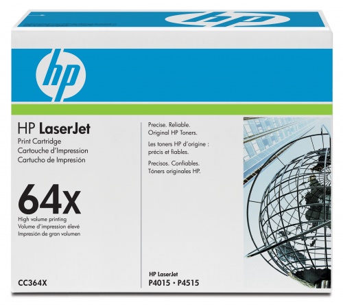 Картридж HP CC364X (черный) HP LaserJet P4014N/P4015n/P4015tn/P4015x/P4515n/P4515tn/P4515x/P4515xm (24000 стр.)