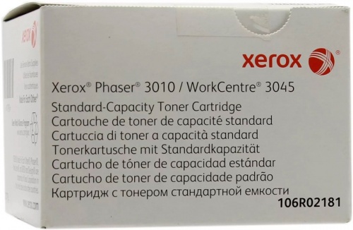 Принт-картридж Xerox 106R02181 для Xerox Phaser 3010, WorkCentre 3045/3045B (черный, 1000 стр.)