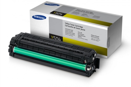 Картридж Samsung CLT-Y504S для CLP-415N/CLP-415NW, CLX-4195FN/CLX-4195FW, Xpress SL-1810W/C1860FW Yellow (желтый) (1800)