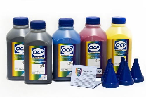 Комплект чернил OCP (BKP 202, BKP 203, CP 200, VMP 209, YP 200) для Epson Ultrachrome Pigment 5x500 мл. Epson Stylus Pro 7700/9700