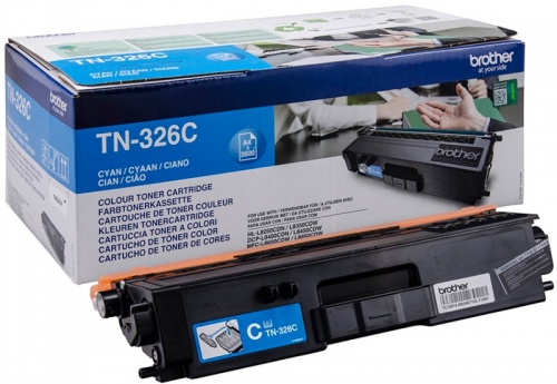Тонер-картридж Brother TN-326C для HL-L8250CDN/HL-L8920, MFC-L8650CDW/MFC-L9550 (3500 стр.) (голубой)