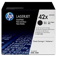 Картридж HP Q5942XD №42X (черный) HP LaserJet 4240/4250/4350 (20000 стр. x 2шт)