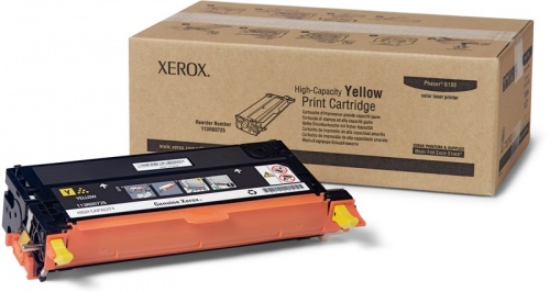 Тонер-картридж Xerox 113R00725 для Xerox Phaser 6180/6180MFP (желтый) (6000)