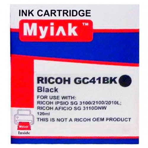 Картридж гелевый RICOH Aficio SG2100/SG3110 type GC 41K (черный) (110мл) MyInk