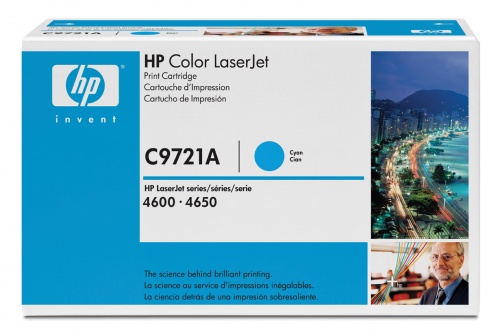 Картридж HP C9721A (голубой) HP Color LaserJet 4600/4600N/4600DN/4650/4650N (8000 стр.)