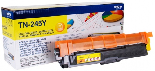 Тонер-картридж Brother TN-245Y для HL-3140CW/HL-3170СDW, DCP-9020CDW, MFC-9330CDW (желтый) (2200 стр.)