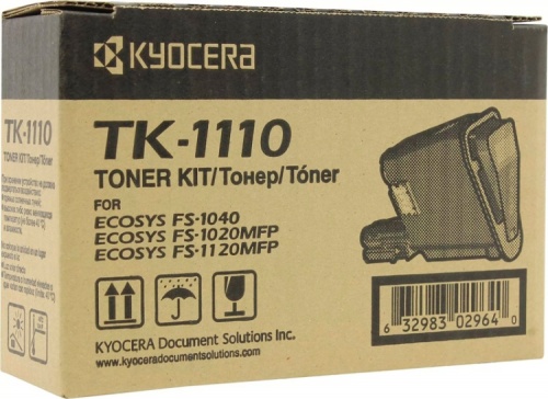 Тонер-картридж Kyocera TK-1110 (черный) Kyocera FS-1040/FS-1020MFP/FS-1120MFP (2500 стр.)