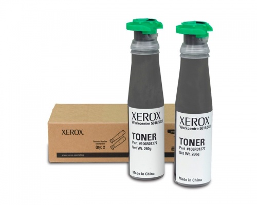 Тонер-картридж Xerox 106R01277 для WorkCentre 5016/5020 (черный) (12600 стр.) (2 тубы)