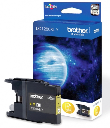 Картридж Brother LC1280XL Y (желтый) MFC-J5910DW/MFC-J6510DW/MFC-J6710DW/MFC-J6910DW (13,3мл., 1200 стр.)