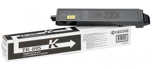 Тонер-картридж Kyocera TK-895K (черный) Kyocera FS-C8020MFP/FS-C8520MFP/FS-C8525MFP (12000 стр.)