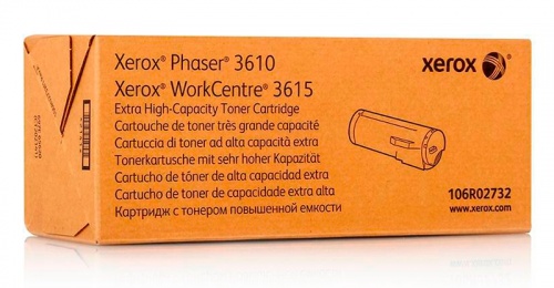 Принт-картридж Xerox 106R02732 для Xerox Phaser 3610, WC 3615 (черный, 25300 стр.)