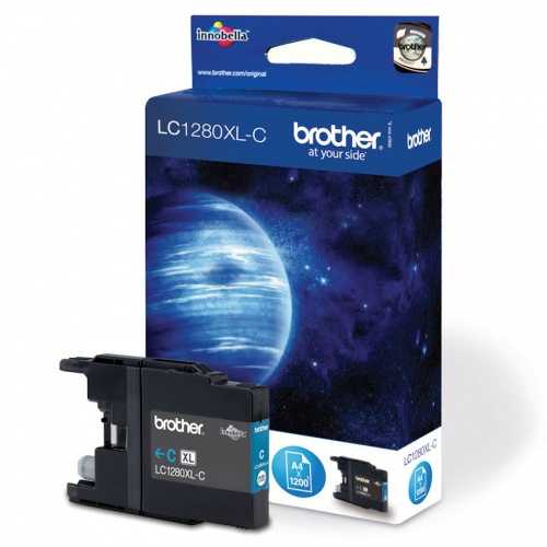 Картридж Brother LC1280XL C (голубой) MFC-J5910DW/MFC-J6510DW/MFC-J6710DW/MFC-J6910DW (13,3мл., 1200 стр.)