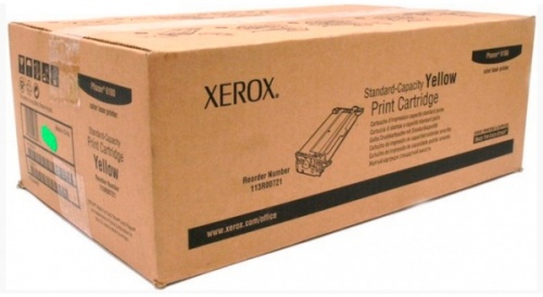 Тонер-картридж Xerox 113R00721 для Xerox Phaser 6180/6180MFP (желтый) (2000) Тонер-картридж Xerox 113R00721 для Xerox Phaser 6180/6180MFP (желтый) (2000)
